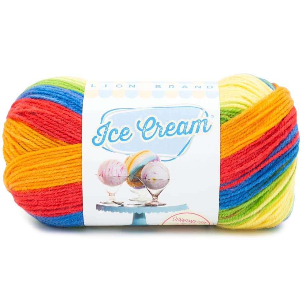 Ice Cream Yarn Color-Hokey Pokey by Lion Brand Yarn - Chappy's