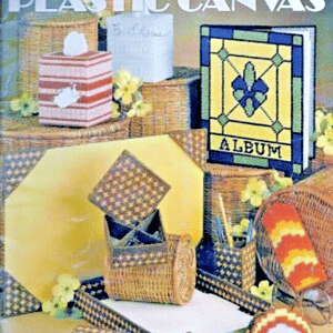 BIRDHOUSE BASKET Plastic Canvas Kit/ Vintage Birdhouse Basket